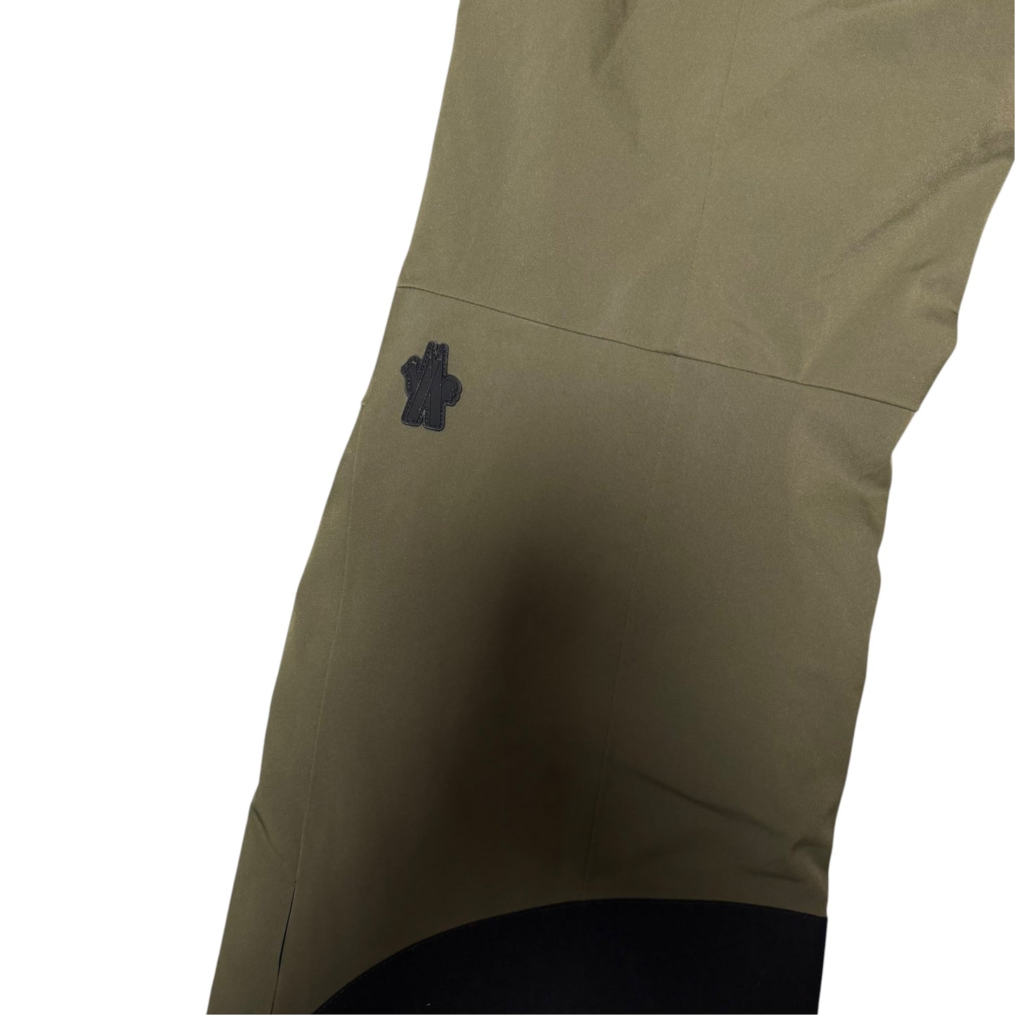 Moncler Grenoble High Performance Womens Ski Pants Olive Green - Size M
