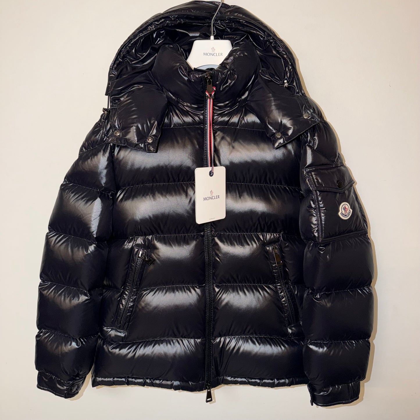 Moncler Maire Ladies Down Jacket Black - Size 1