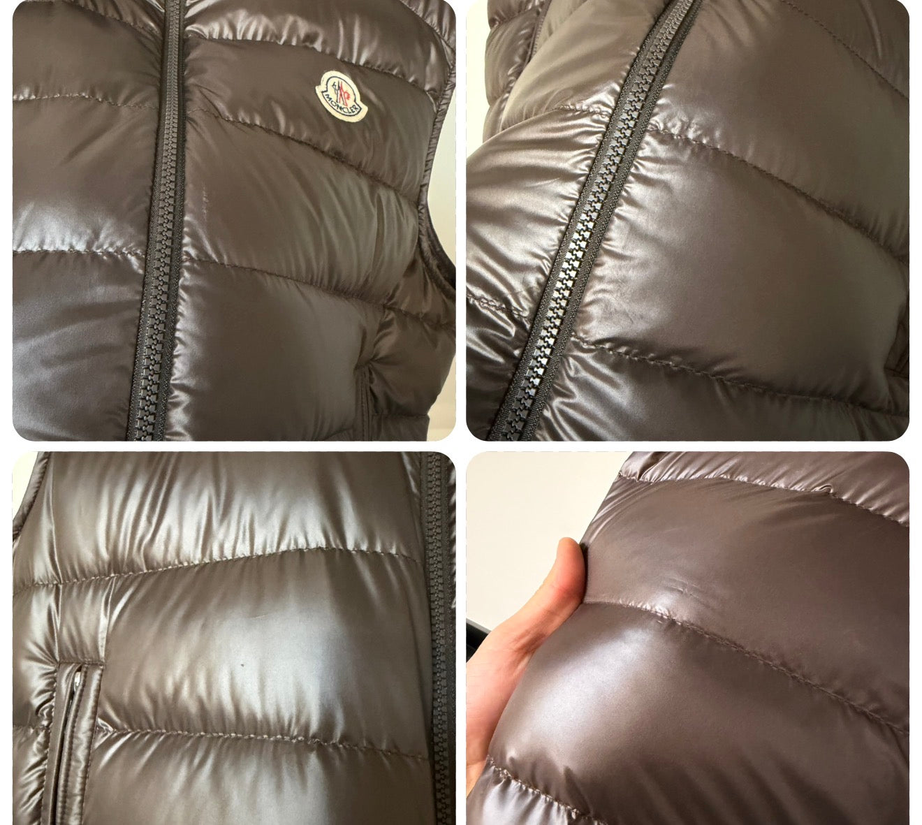 Moncler Barant Hooded Down Gilet - Size 3