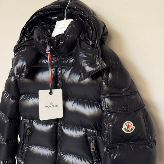 Moncler Maire Ladies Down Jacket Black - Size 1