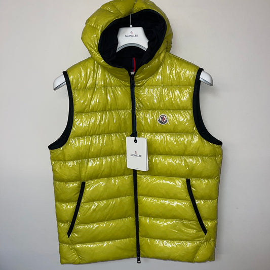 Moncler Mens Lappe Hooded Gilet - Size 4