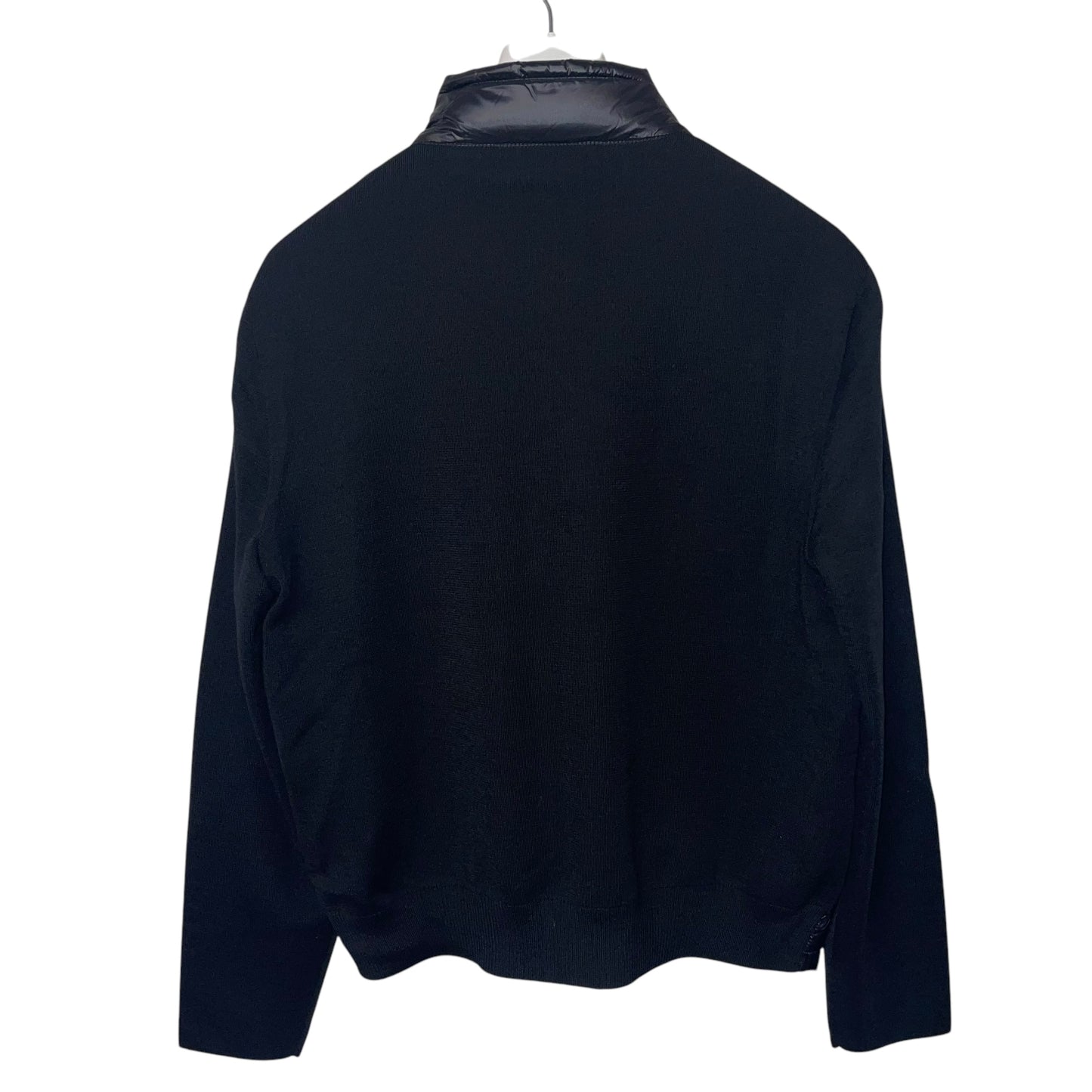 Moncler Mens Padded Cardigan Black