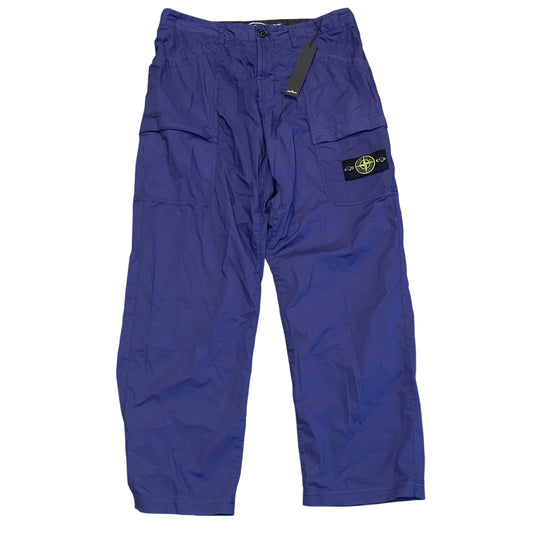 Stone Island Navy Cargo Pants - W36