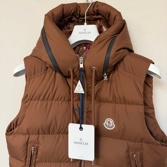 Moncler Cardamine Gilet Brown