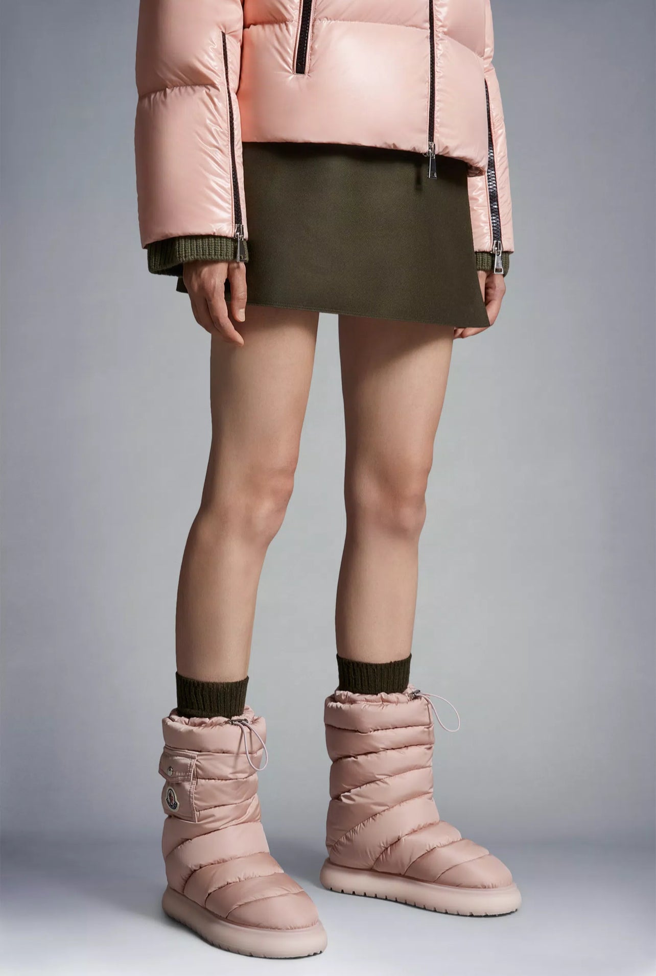 Moncler Ladies Gaia Quilted Boots