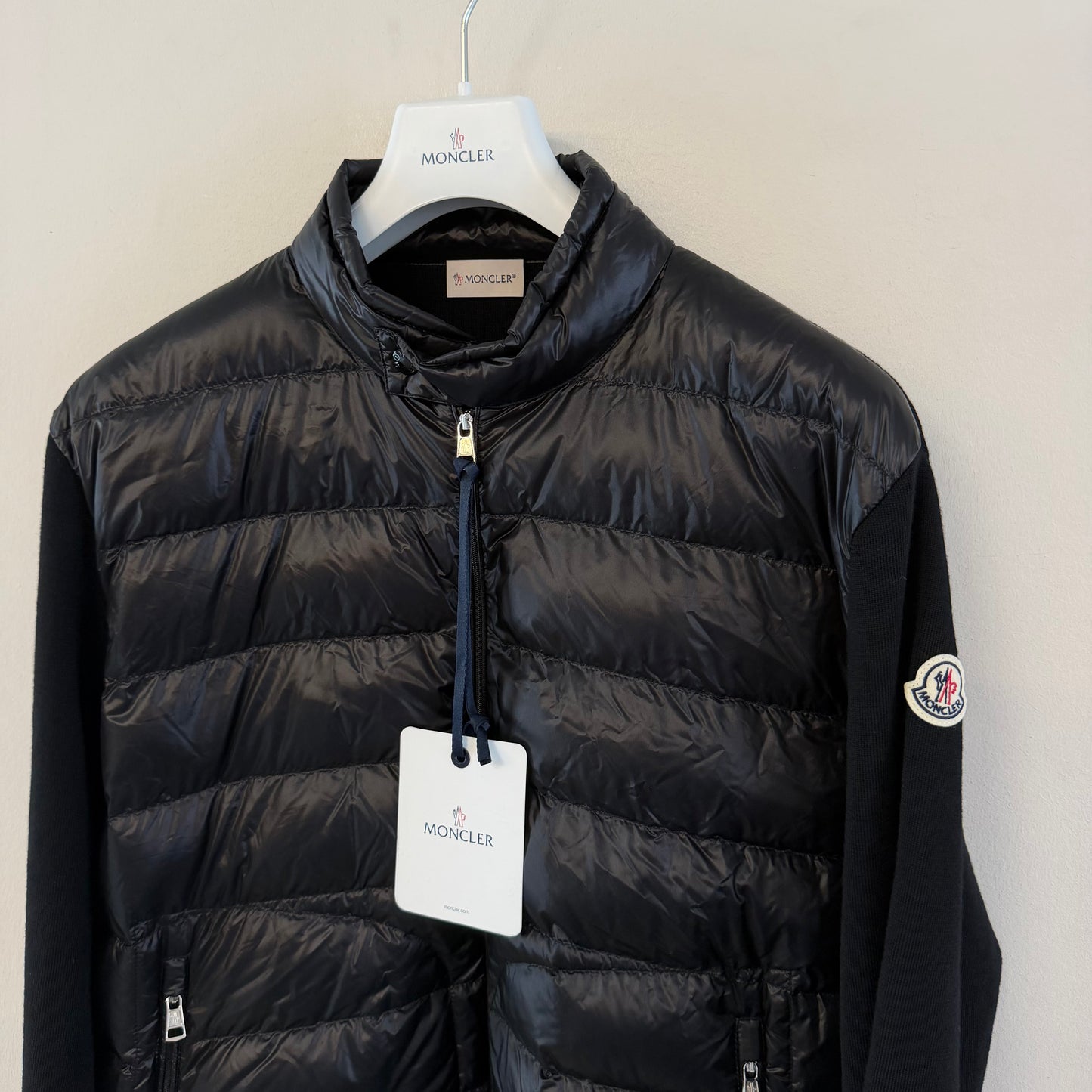 Moncler Mens Padded Cardigan - Size XXL