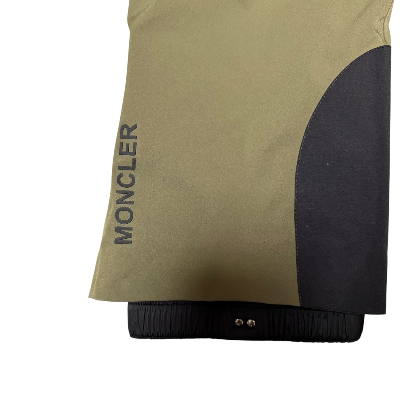 Moncler Grenoble High Performance Womens Ski Pants Olive Green - Size M