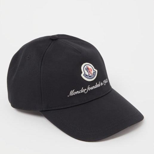 Moncler Logo Baseball Cap Black