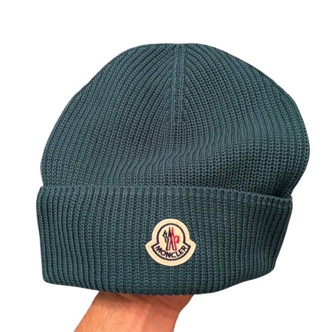 Moncler Cotton Beanie Green