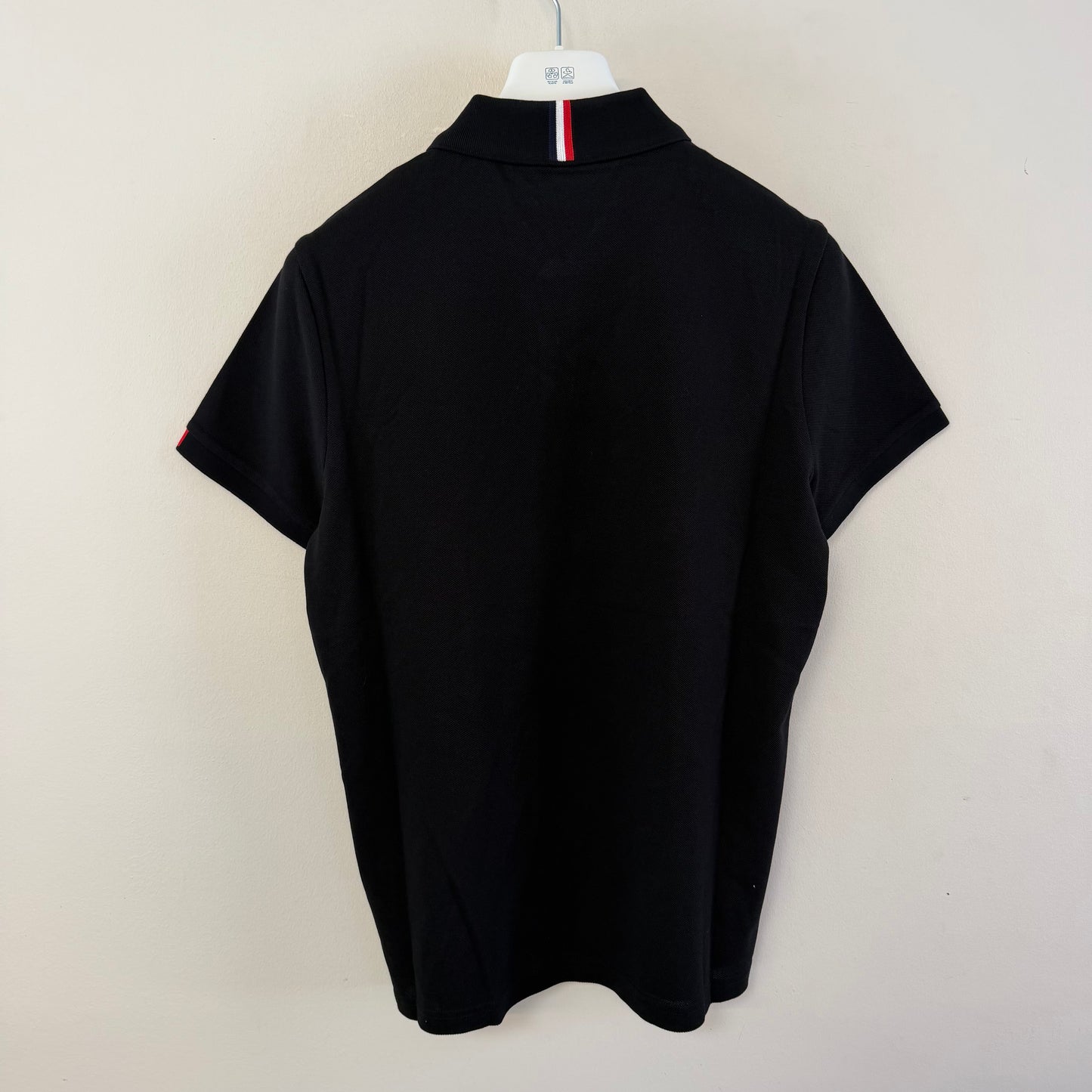 Moncler Mens Polo Shirt Black - Size L