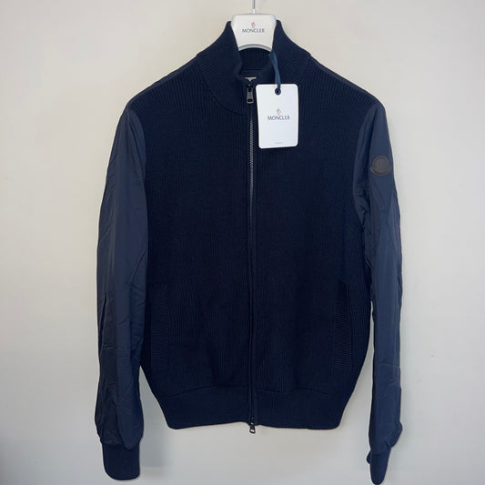 Moncler Mens Down Bomber Cardigan - Size L