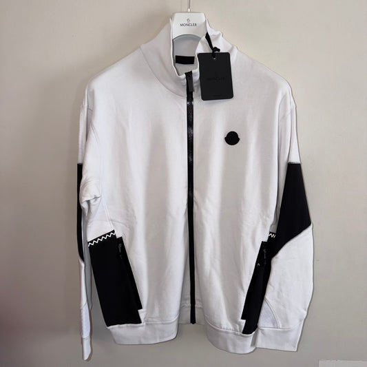 Moncler Zip Up Sweatshirt “Matt Black” - Size L