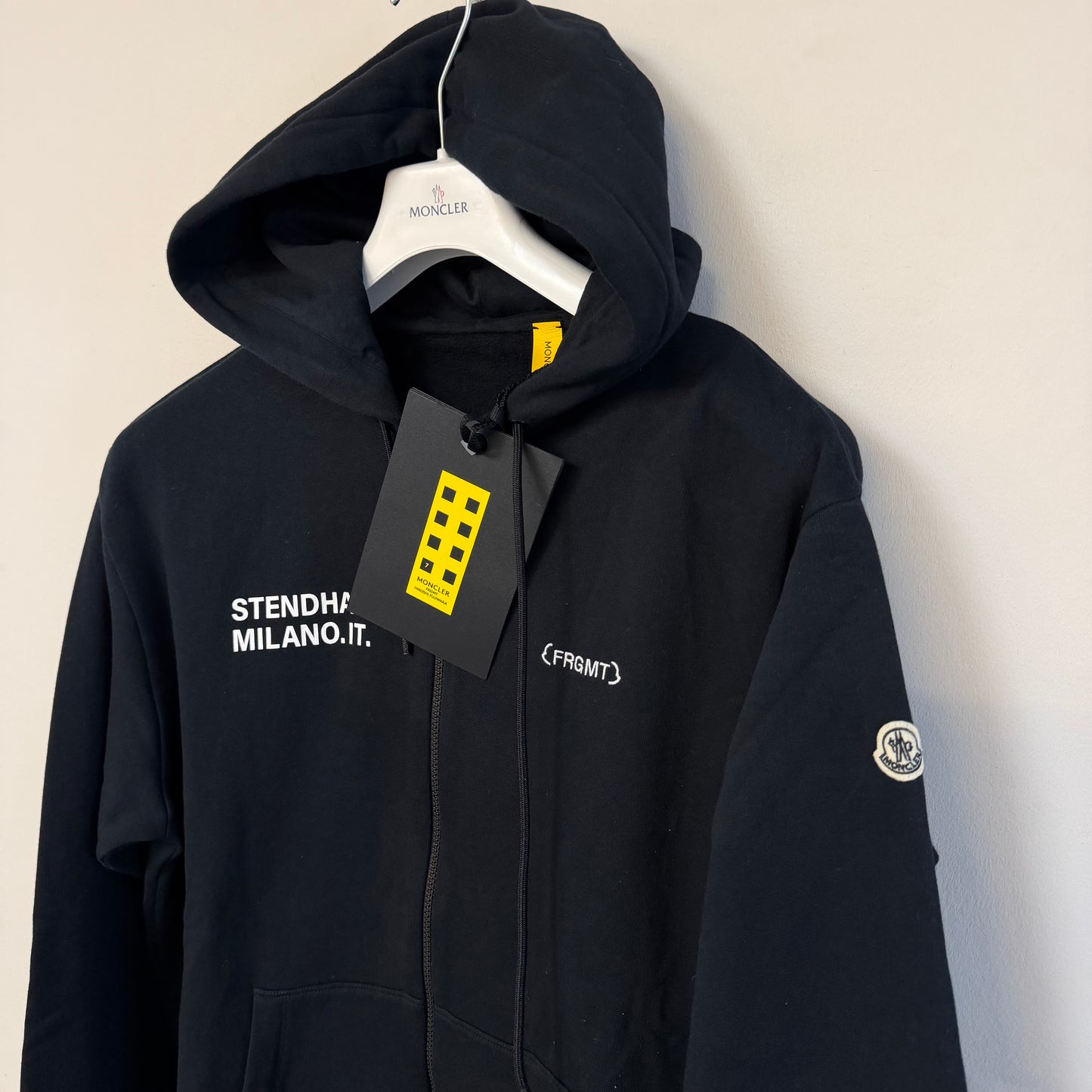 Moncler Genius x FRGMT Zip Up Hoodie Black - Size XL