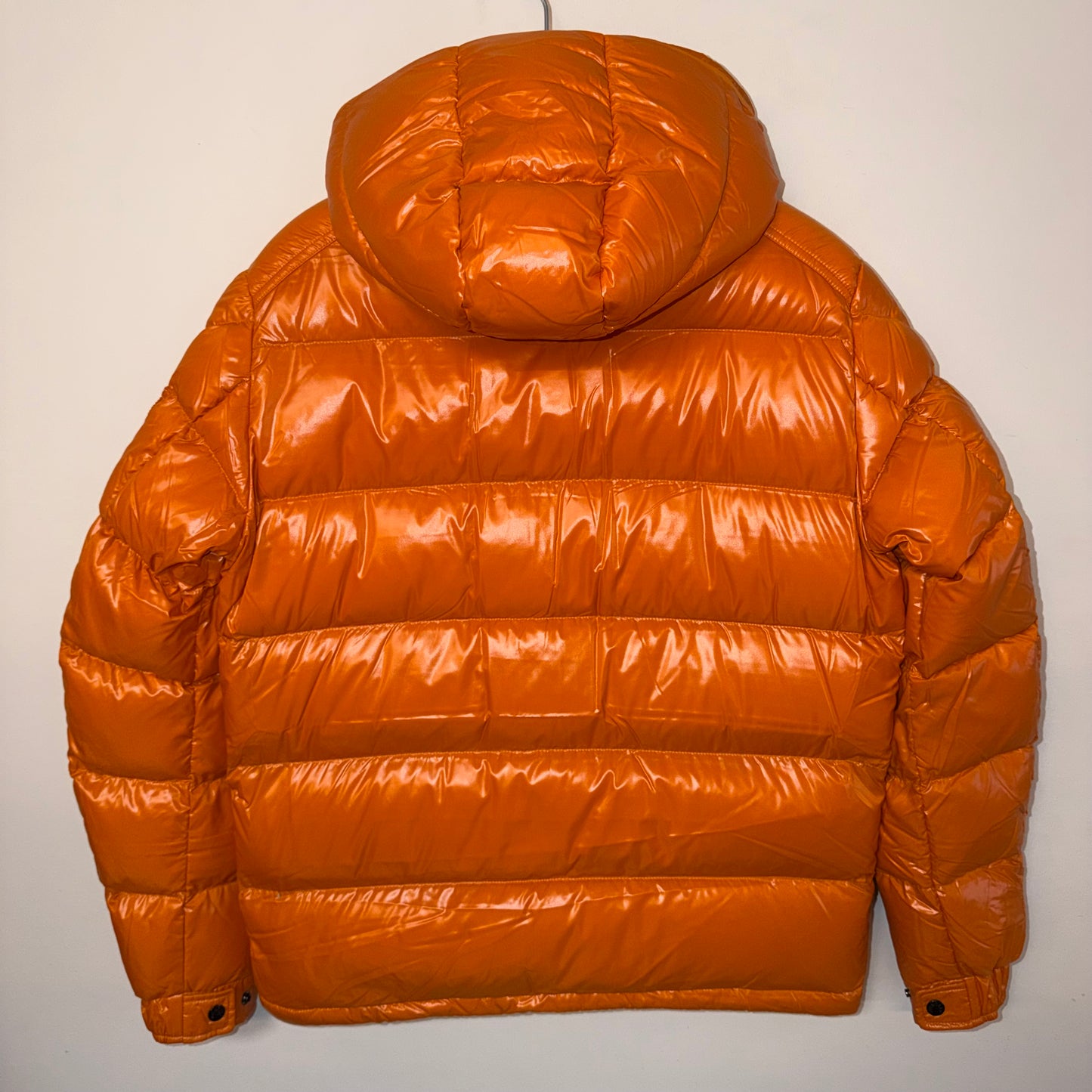 Moncler Mens Leanm Down Jacket Orange