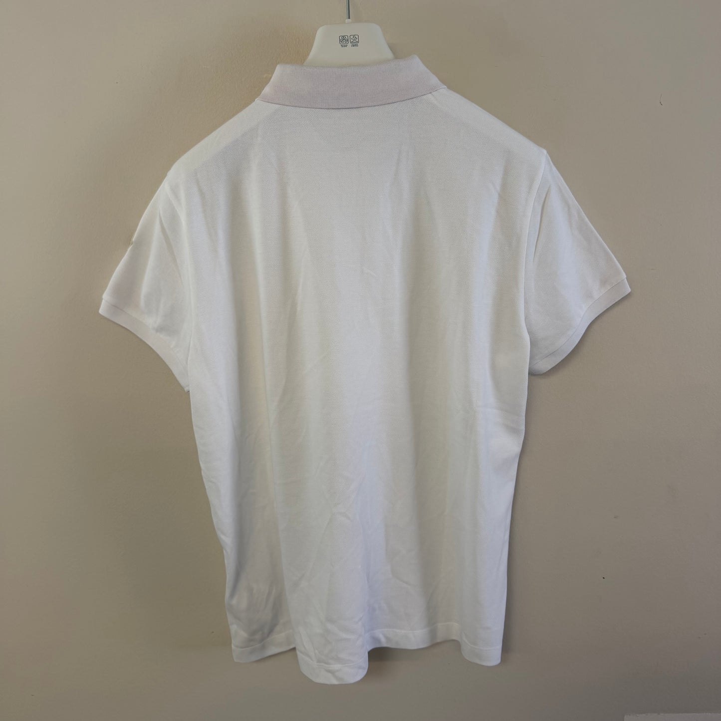 Moncler Mens Polo Shirt White - Sizes XXL & XXXL