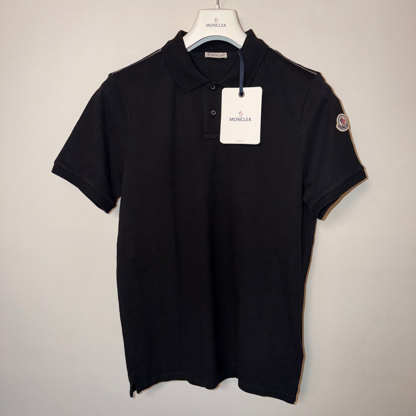 Moncler Mens Short Sleeve Polo - Size M