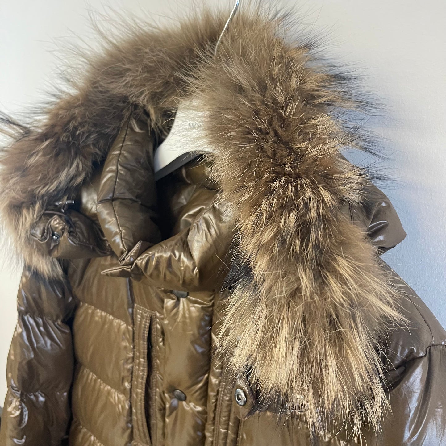 Moncler Mens Rod Fur Down Jacket - Size 5