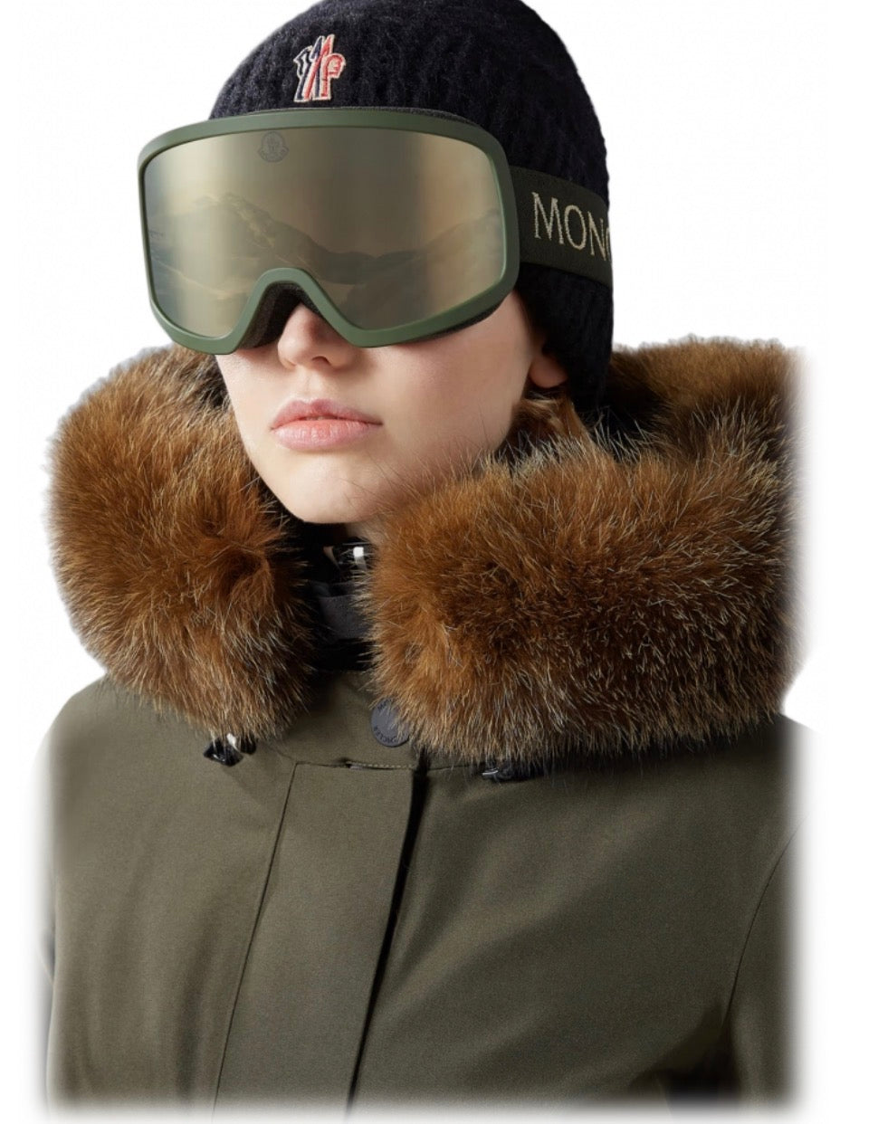 Moncler Unisex Ski Goggles Green