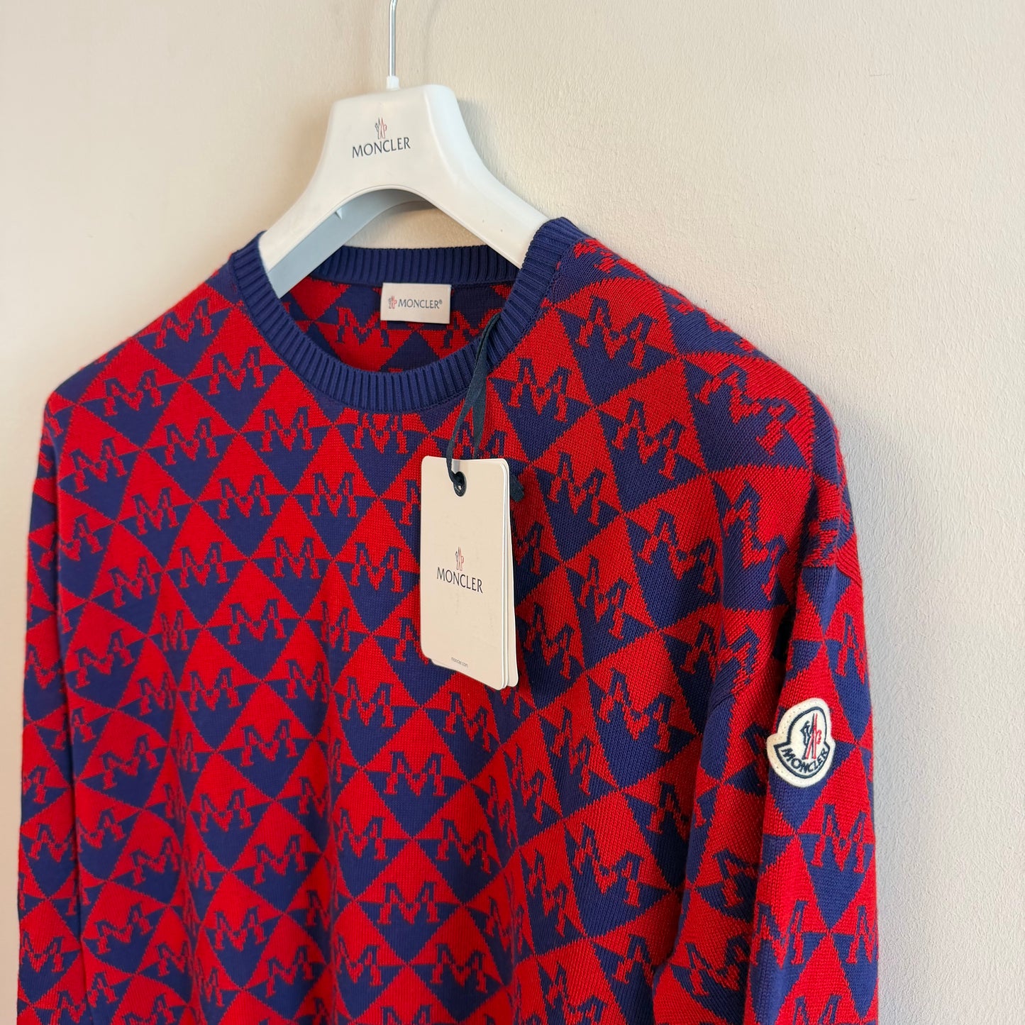 Moncler Woolen Monogram Jumper - Size XL