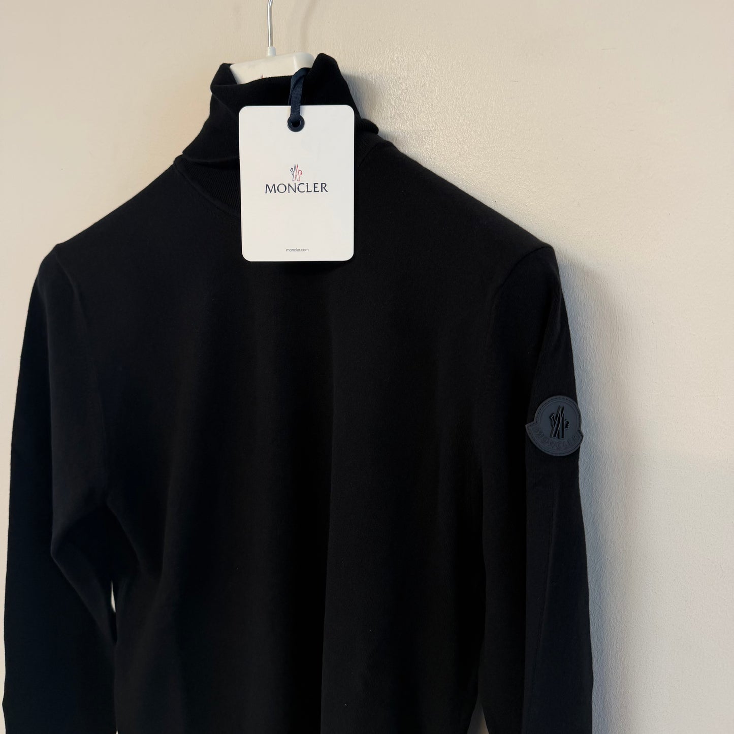Moncler Mens Woolen Turtleneck Jumper - Size L