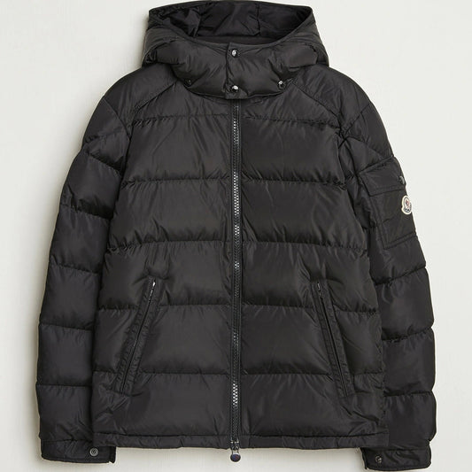 Moncler Matte Maya Down Jacket Black