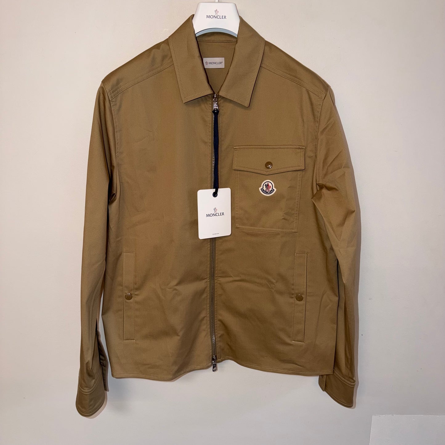 Moncler Zip Up Overshirt - Size L