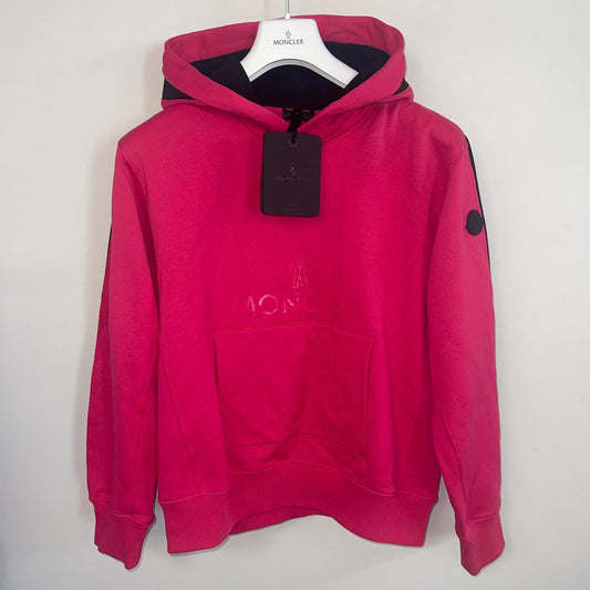 Moncler Unisex Matt Black Hoodie - Size M