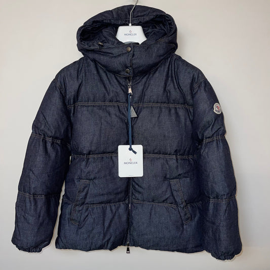 Moncler Ladies Kundogi Denim Down Jacket