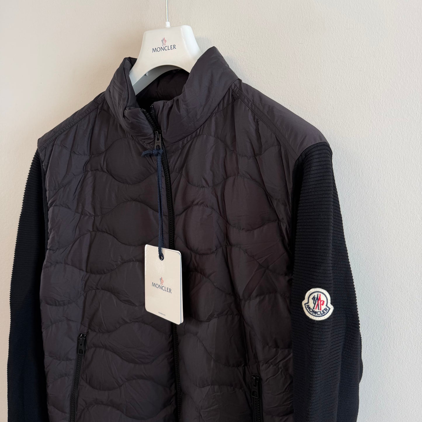 Moncler Mens Padded Cardigan - Size L