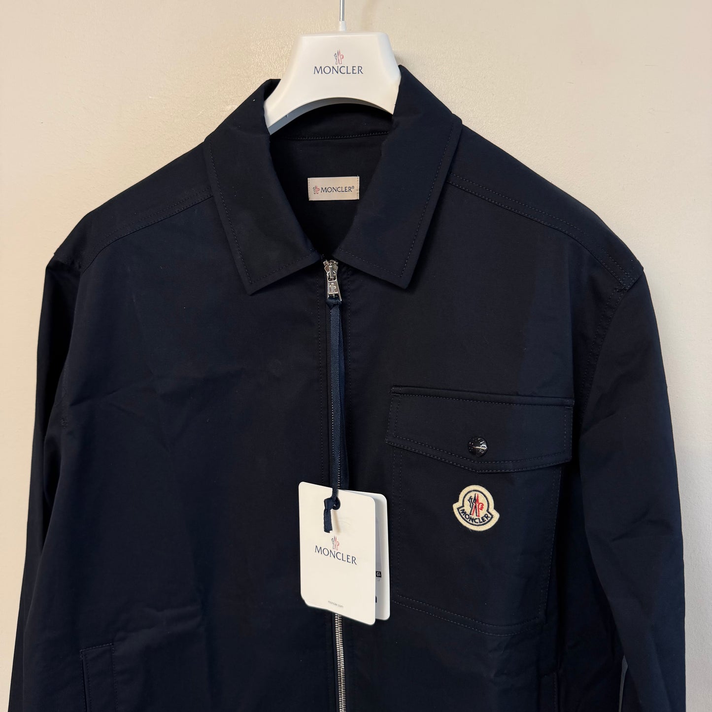 Moncler Zip Up Overshirt - Size XL