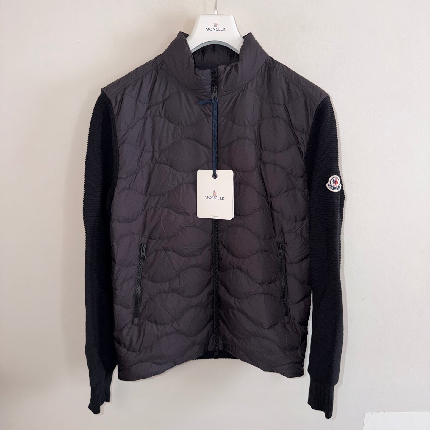 Moncler Mens Padded Cardigan - Size L