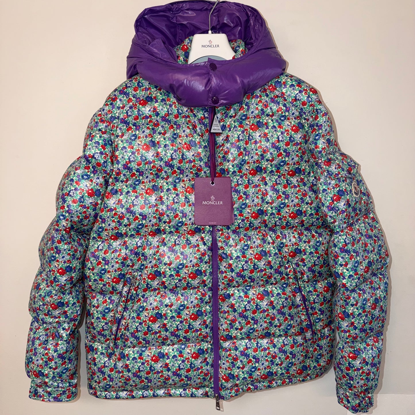 Moncler Liberty London Guimard Down Jacket - Size 7