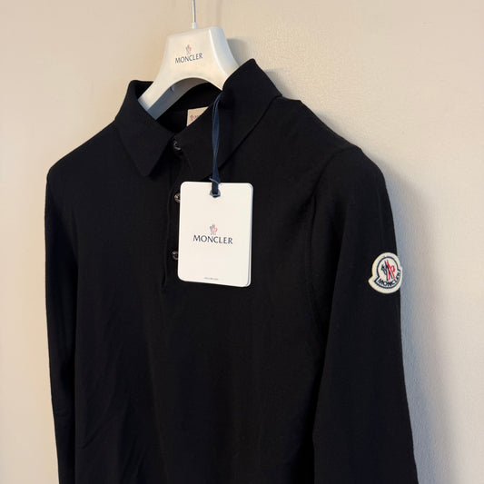 Moncler Long Sleeve Polo - Size M