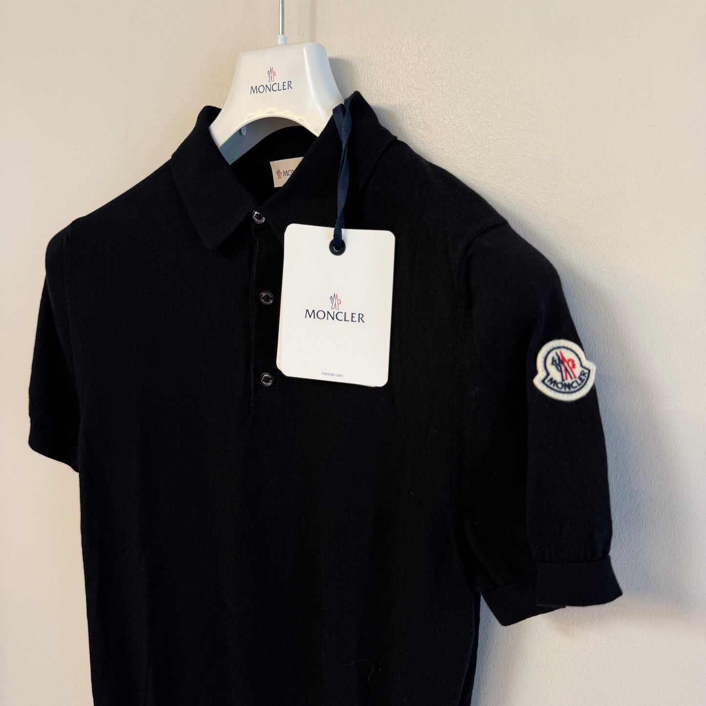 Moncler Short Sleeve Polo - Size M