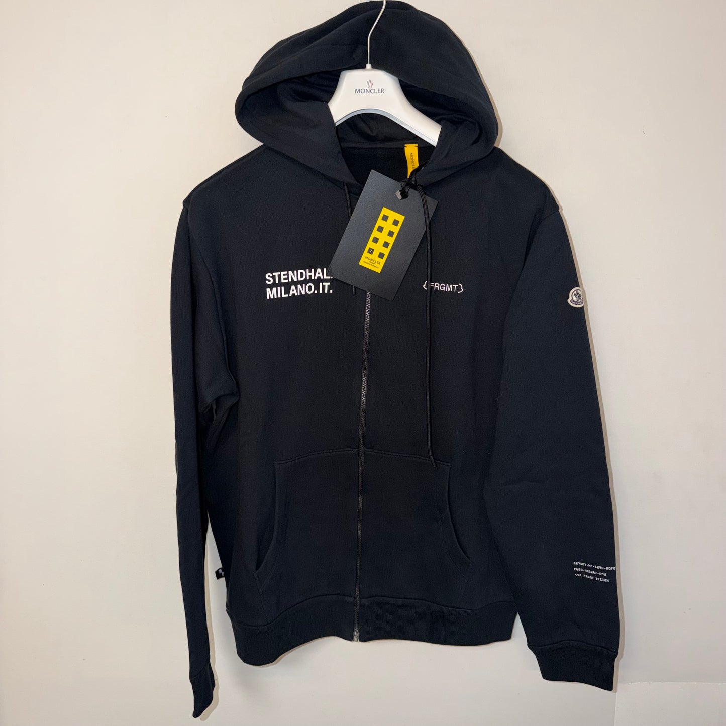 Moncler Genius x FRGMT Zip Up Hoodie Black - Size XL