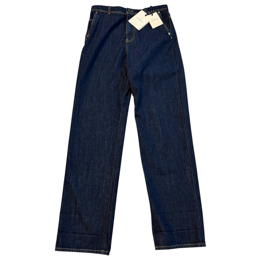 Moncler Straight Leg Denim Jeans Dark Blue - Size 48