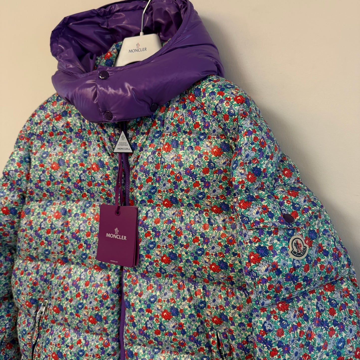 Moncler Liberty London Guimard Down Jacket - Size 7