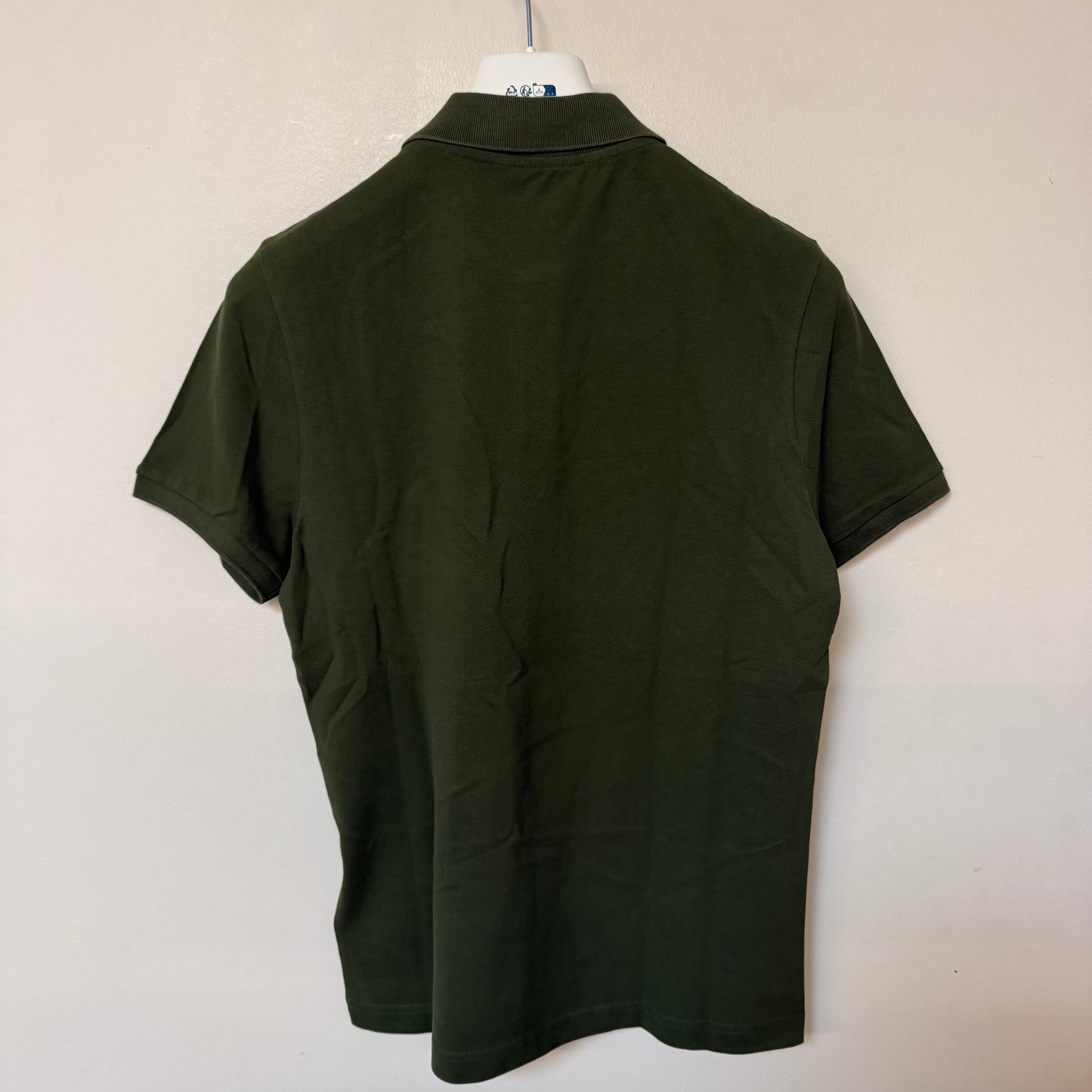 Moncler Mens Polo Shirt Khaki Green - Size S