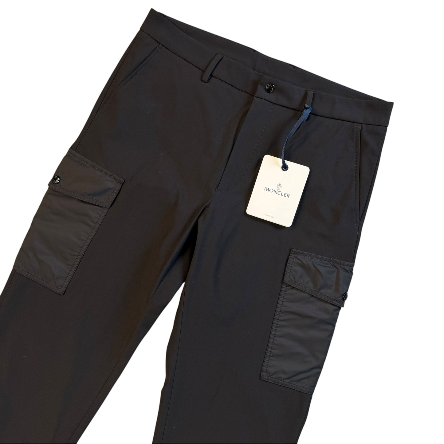 Moncler Cargo Trousers Black - Size 48