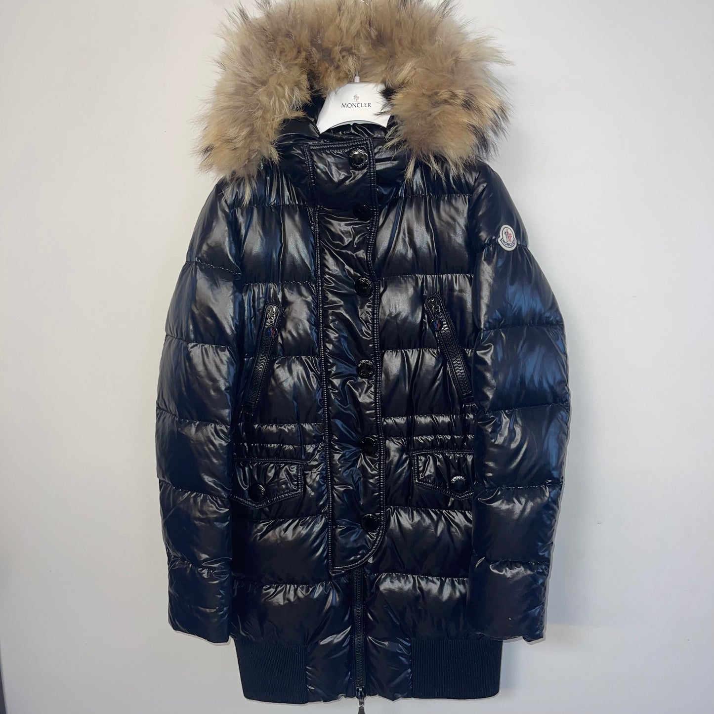 Moncler Ladies Loire Fur Jacket - Size 0