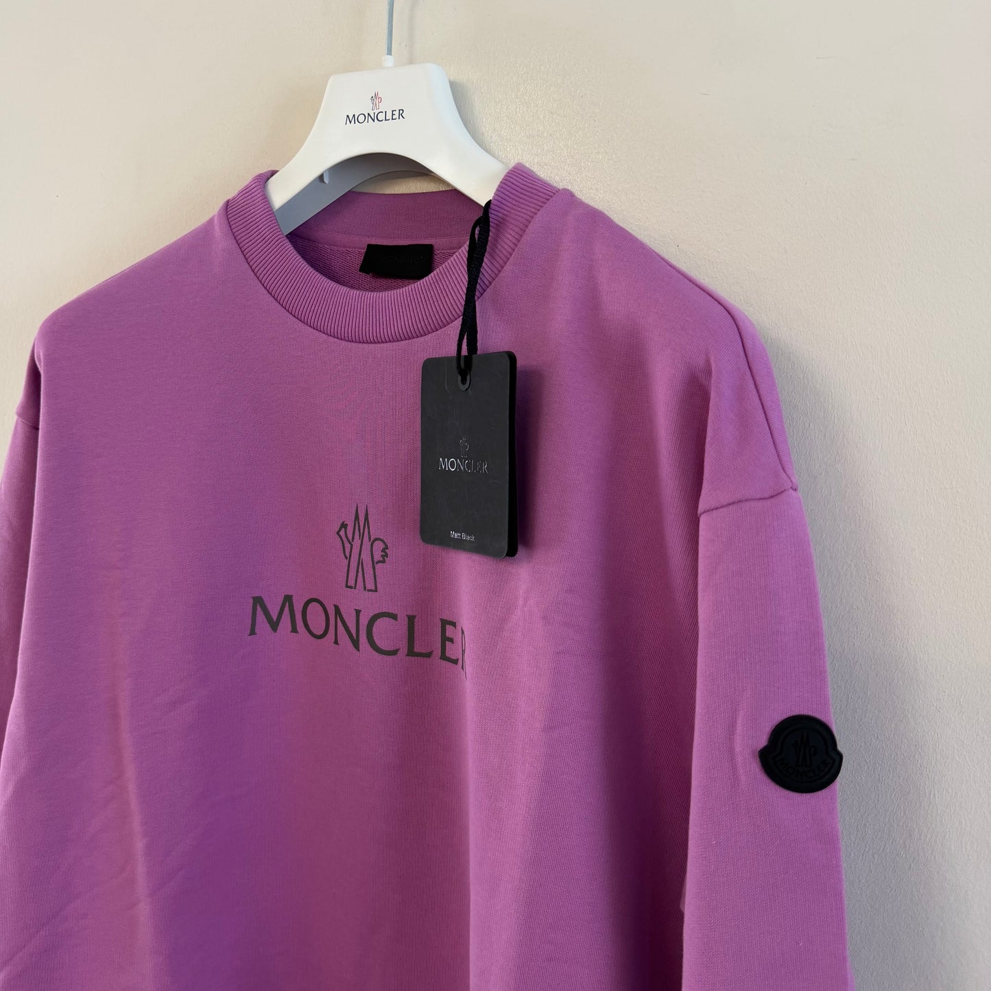Moncler 'Matt Black' Sweater- Sizes L & XL