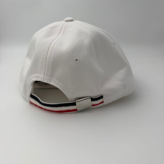 Moncler Logo Baseball Cap White