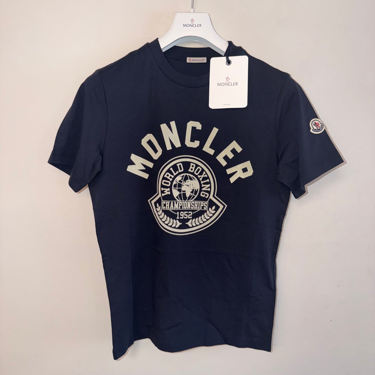 Moncler Mens Logo Tshirt - Size S