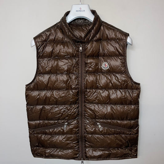 Moncler Mens Gui Down Vest - Size 4