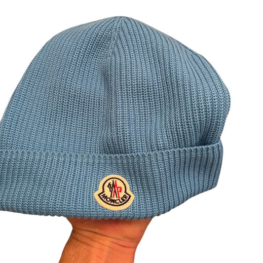 Moncler Cotton Beanie Babyblue
