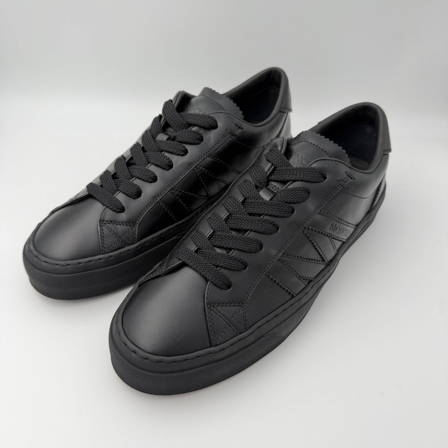 Moncler Mens Monaco Leather Shoes - EU41