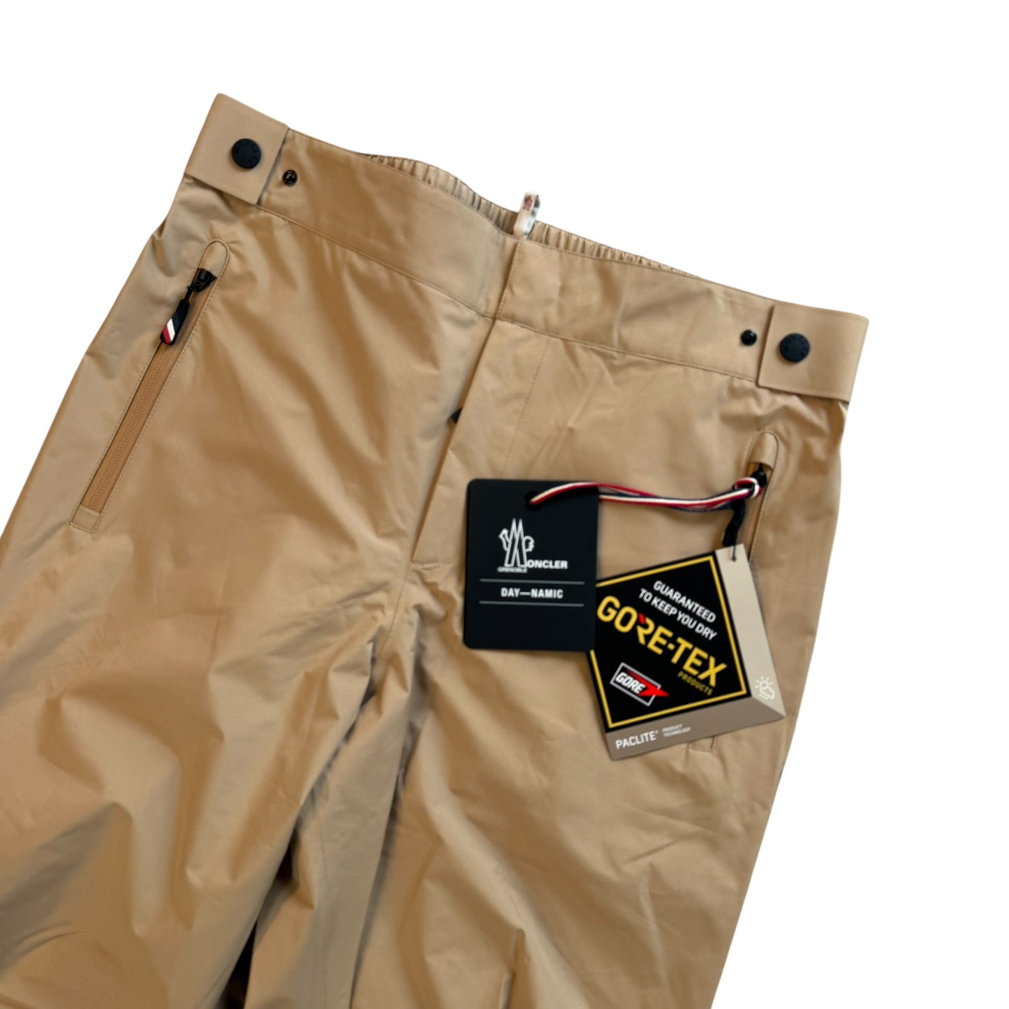 Moncler Grenoble Day-Namic Gore-Tex Paclite Trousers Beige - Size L