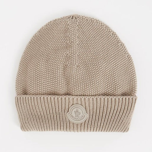 Moncler Cotton Beanie Beige