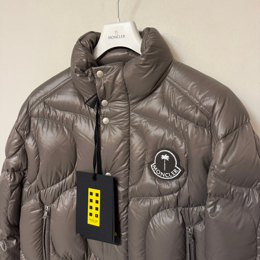 Moncler x Palm Angels Haunani Down Jacket Grey - Size 1
