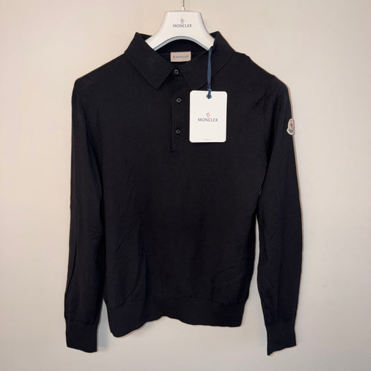 Moncler Long Sleeve Polo - Size M